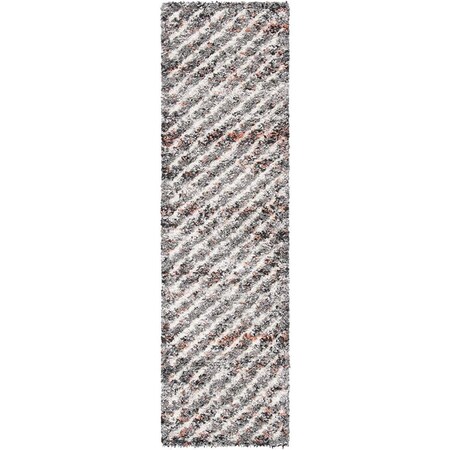 Safavieh 4 x 6 ft. Canyon Shag 500 Rectanglar Rug Grey & Ivory CNY551F-4